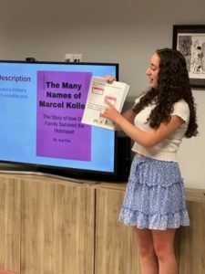 Ava Kelly Dee (New Rochelle High School) shares her illustrated children's book inspired by Naomi Koller’s father’s experiences.